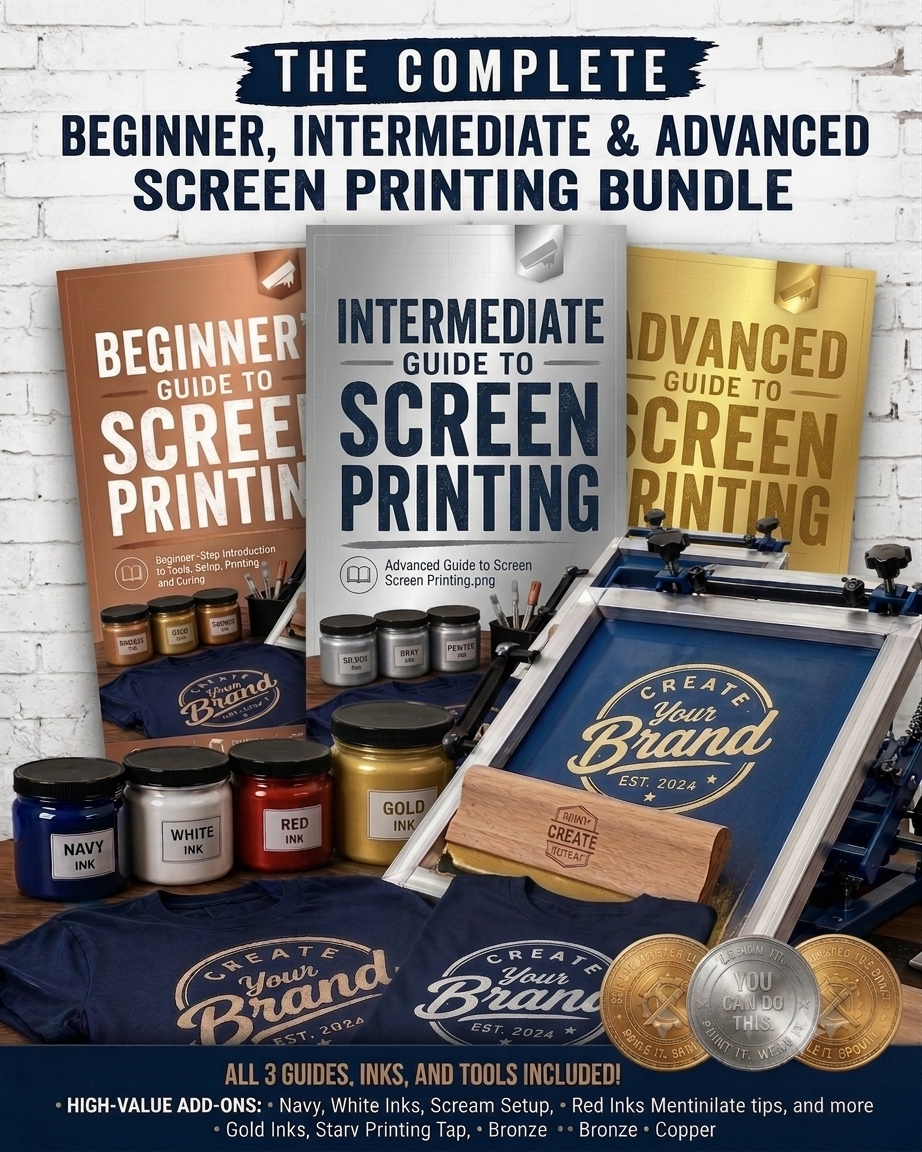 The Complete Screen Printing Masterclass Bundle: Beginner to Advanced