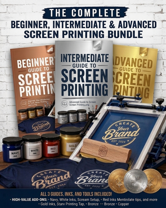 The Complete Screen Printing Masterclass Bundle: Beginner to Advanced